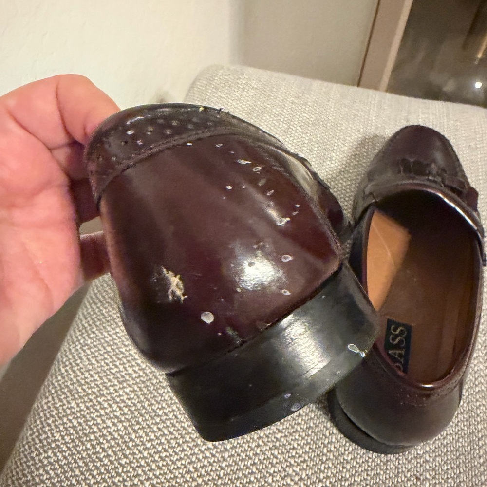 Bass Men's Dark Brown Leather Tassel Loafers - Picture 4 of 7